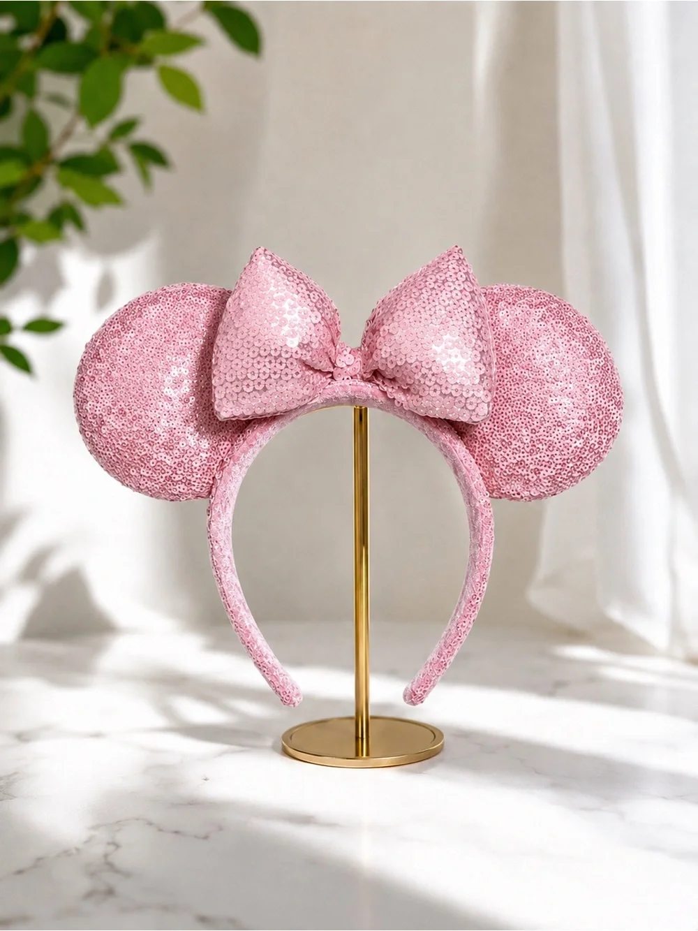 Disney Blush Sequin Minnie Mouse Headband
